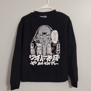 Size S- Afro Punk Rising Red Lotus Crewneck